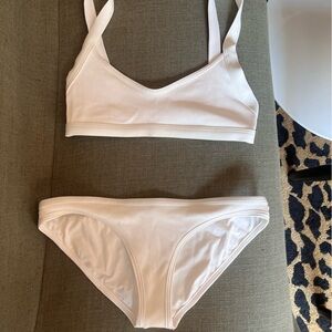 Lspace Ribbed Bikini Top and Bottom